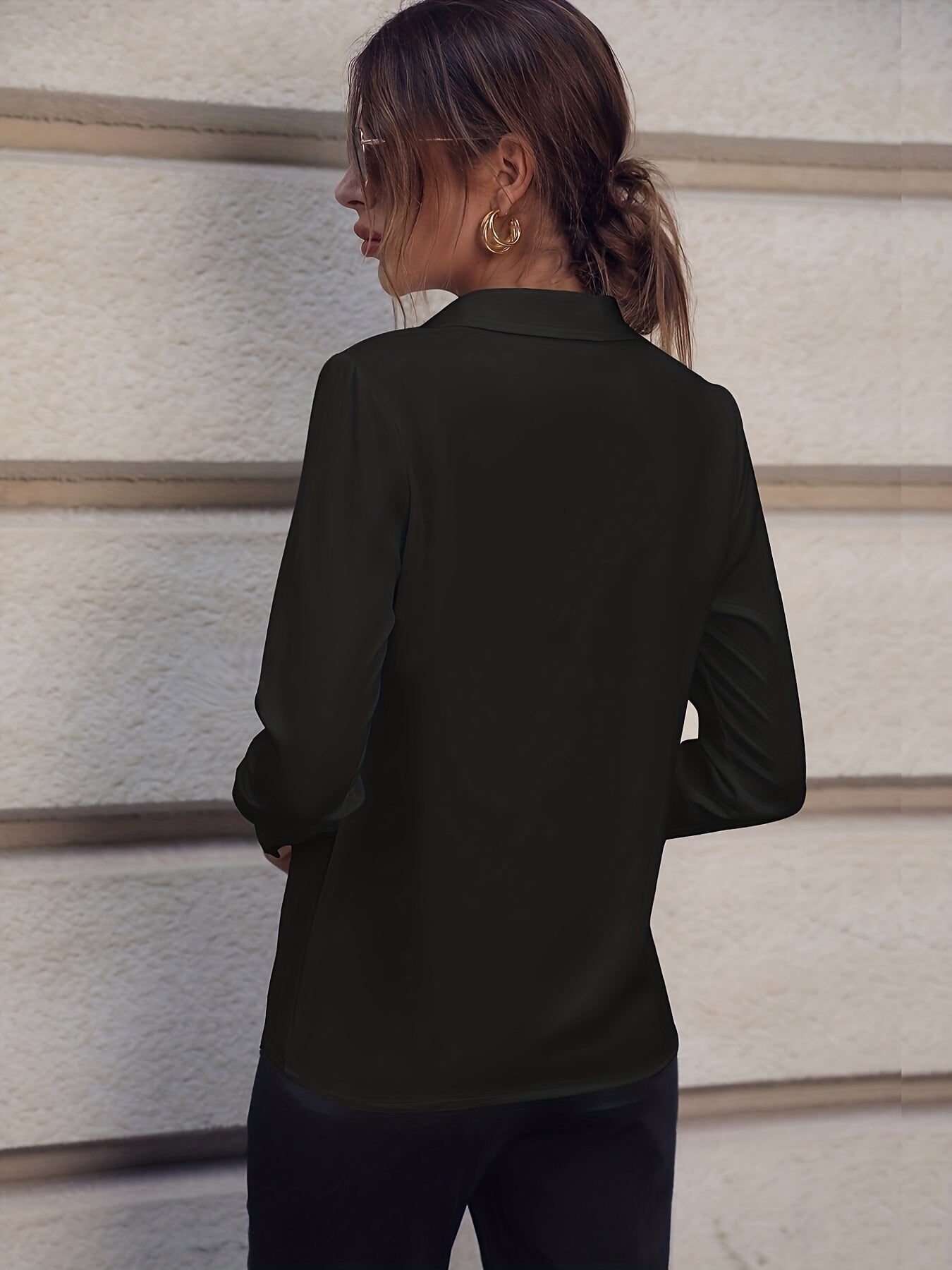 Velora Lapel Blouse