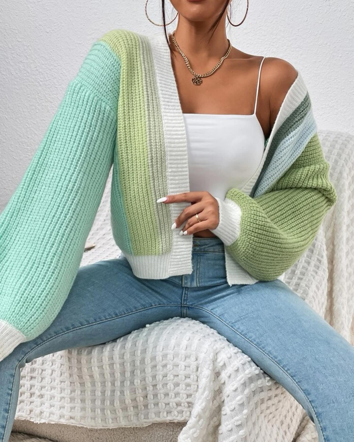 Pastel Essence Knit Cardigan