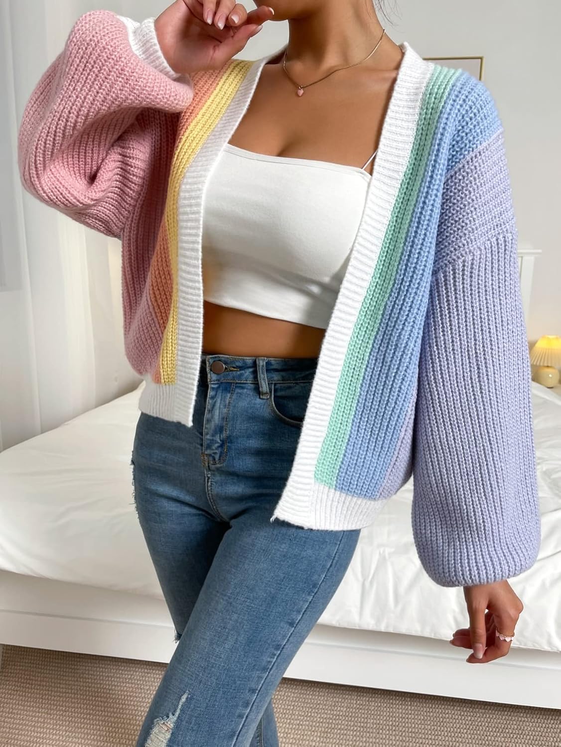 Pastel Essence Knit Cardigan