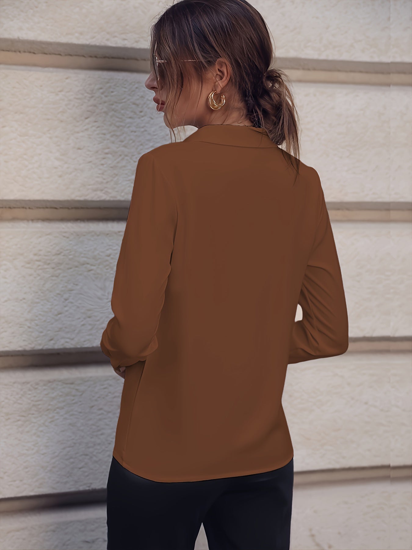 Velora Lapel Blouse