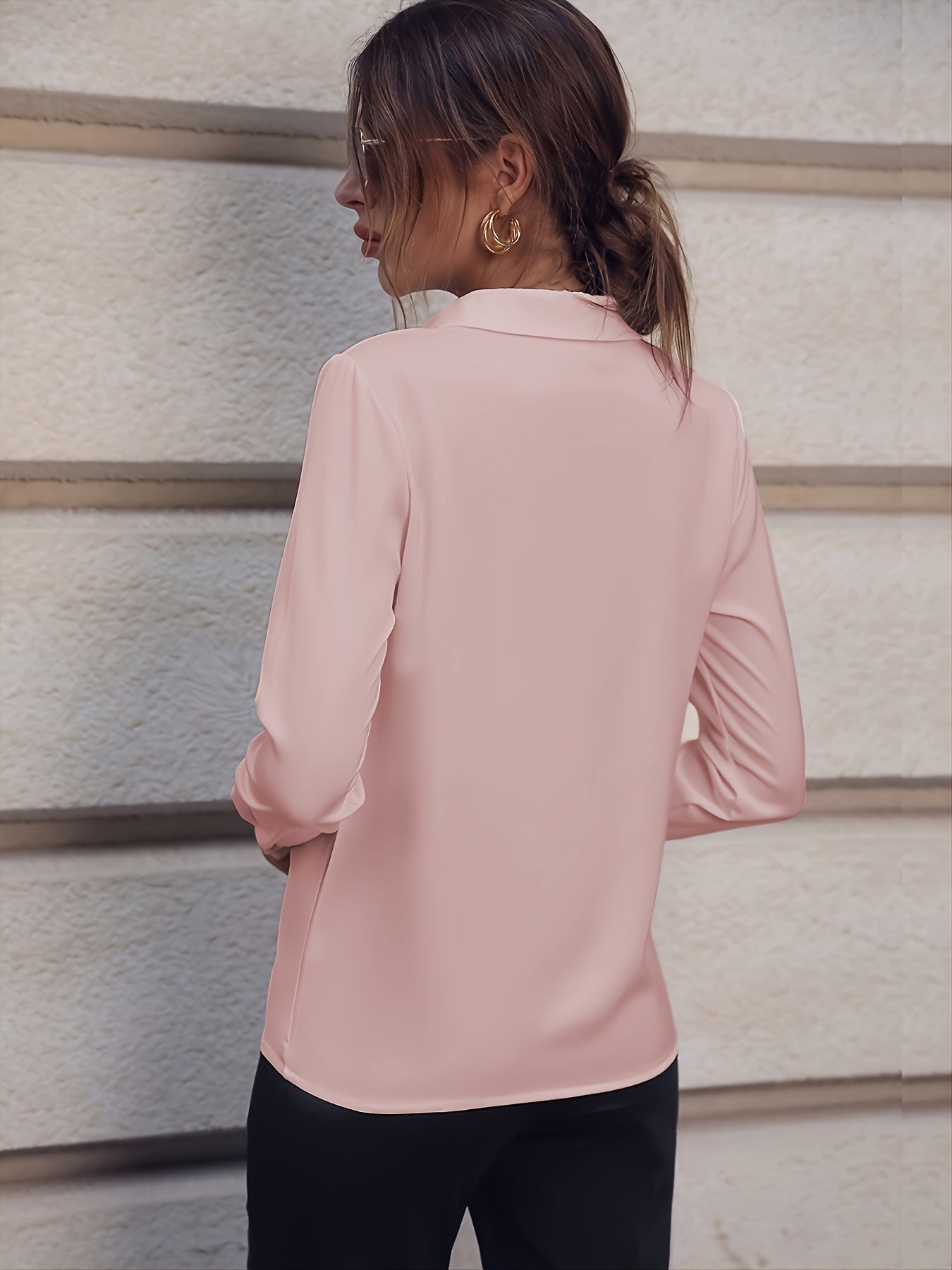 Velora Lapel Blouse