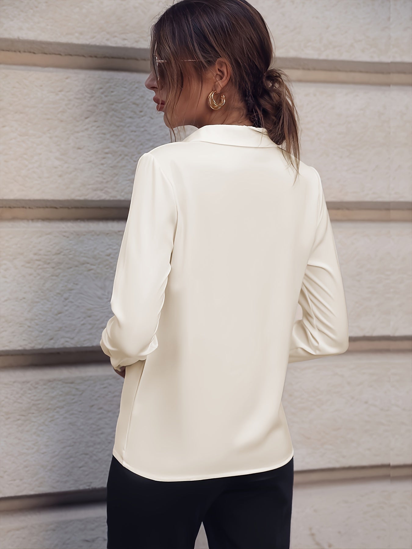 Velora Lapel Blouse